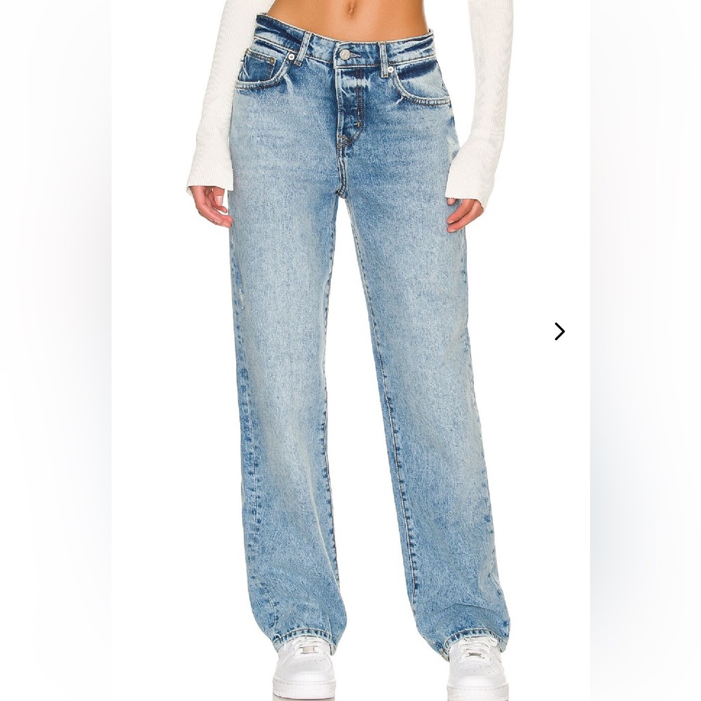 Lovers + Friends Dustin Boyfriend Jeans – Barcelona Wash, Distressed – 28, NWT